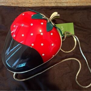 Kate Spade dipped strawberry clutch